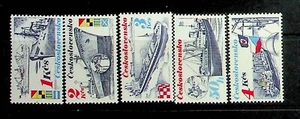 CZECHOSLOVAKIA Sc 2736-41 NH ISSUE OF 1989 - SHIPS - Picture 1 of 1