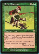 Elvish Champion FOIL Invasion PLD Green Rare MAGIC CARD (ID# 228140) ABUGames