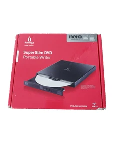 Nero portable writer super slim USB2.0 dvd +RW/Cd-RW new - Afbeelding 1 van 10