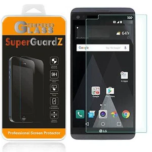 2X SuperGuardZ Tempered Glass Screen Protector Guard Shield Cover For LG V20 - Picture 1 of 10