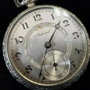 Vintage 6 Jewels Admiral pocket watch [Not Working] - Picture 1 of 7