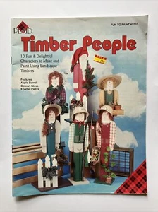 Timber People Wood Yard Décor Patterns Decorative Tole Painting Craft Book 1996 - Picture 1 of 3