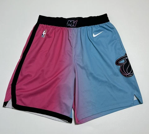 Nike Miami Heat NBA Swingman Shorts Vice City Edition CN1978-686 Mens 42 / XL Cover