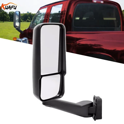 Manual Door Mirror For Chevy Kodiak GMC Topkick C4500/C7500 03-09 Driver Heated - Image 1 of 4