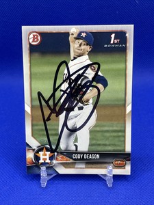 2018 Bowman Cody Deason #BD-194 RC Auto IP/TTM (uncertified)