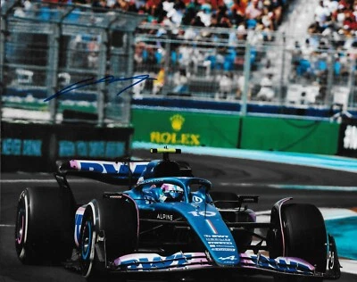 Signed Pierre Gasly Formula 1 Alpine Racing Autograped 8x10 Photo # 9 Original - Image 1 of 2