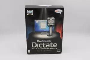 MacSpeech Dictate (Mac) speech recognition dictation OSX 10.5.1 NEW Sealed - Picture 1 of 6