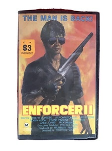 Enforcer II (2) VHS Retro Vintage Video Cassette Tape - Foto 1 di 5