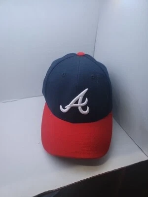 Atlanta Braves Puma Sombrero/Gorra Unisex Azul Rojo Ajustable Mezcla de Lana Envío en Caja Foto 1 de 4