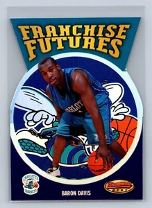 BARON DAVIS 1999-00 BOWMANS BEST FRANCHISE FUTURES DIE-CUT FFT3 HORNETS - Picture 1 of 2