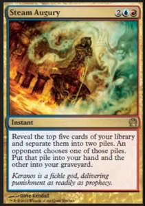 Moderate Play, S-Chinese MTG Regular Steam Augury Theros Magic the Gathering - Picture 1 of 1
