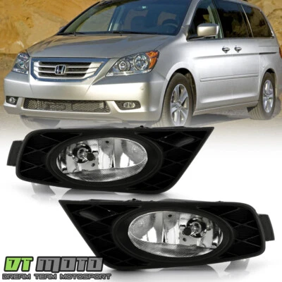 For 2008-2010 Honda Odyssey Bumper Driving Fog Lights Lamp w/ Switch Left+Right - Image 1 of 4