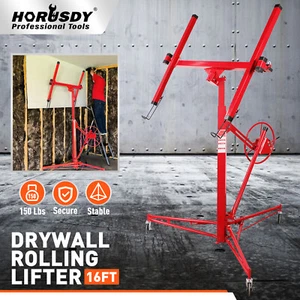 HORSUDY 16FT Sheet Panel Lifter Plaster Drywall Panel Gyprock Plasterboard Hoist - Picture 1 of 8