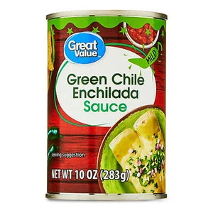 Great Value Green Chile Enchilada Sauce, Mild, 10 oz Can - Picture 1 of 4