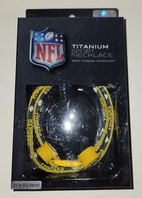 Green Bay Packers 21"  Titanium Sport Necklace - Image 1 of 2