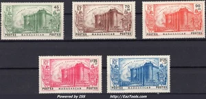 MADAGASCAR SERIE REVOLUTION BASTILLE N° 209/213 NEUF * AVEC CHARNIERE - Picture 1 of 2