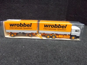WIKING,Man F 90 Swapbodies Trailer Truck " Wrobbel Spedition " (29570) . #X 37 - Picture 1 of 2