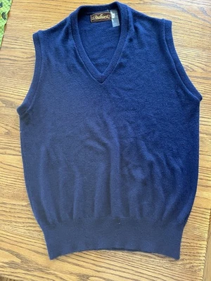 Chaleco sin mangas Andhurst para hombre talla M 100 % acrílico orlon vintage EE. UU. Foto 1 de 4