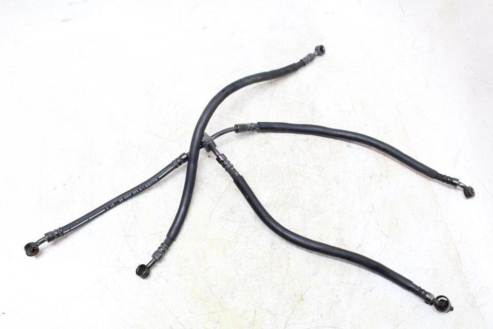 05-08 KAWASAKI ZZR600 ZX600J OEM MANGUERA DE FRENO JUEGO DE LÍNEA DE LÍQUIDO Foto 1 de 4