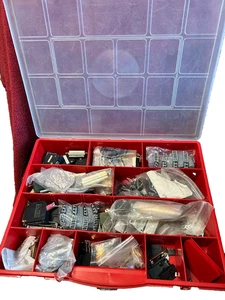 LARGE LOT OF DB CONNECTORS PINS HOUSINGS AND MORE - Picture 1 of 17