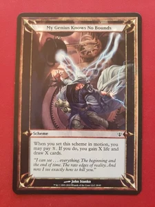 My Genius Knows No Bounds MtG Archenemy - Picture 1 of 3