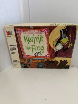 Muppets Kermit the Frog Card Game with Collectible Cards Complete Vintage 1980 - Image 1 of 4