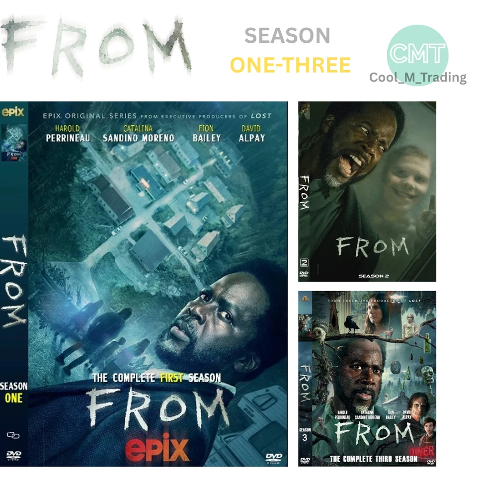 From Series Seasons 1–3 DVD Region Free English Sub Mystery Horror Suspense Foto 1 de 1