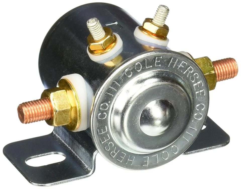 Solenoide SPST de servicio continuo aislado Cole Hersee 24059 12V Foto 1 de 2
