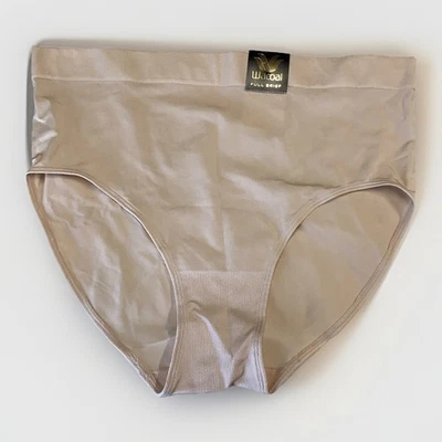Wacoal Full Womens Brief Size XL Beige X8 - Image 1 of 4