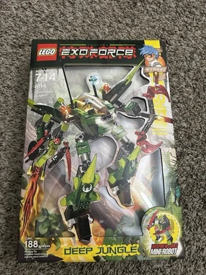LEGO Exo-Force: Chameleon Hunter #8114 Deep Jungle 188 Pc New Sealed Box Wear - Image 1 of 4