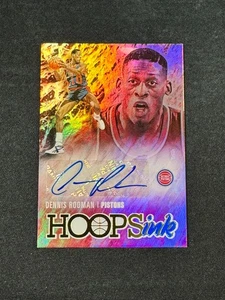 Aros Panini NBA 2020-21 - Aros tinta Dennis Rodman #HI-DRD automático - Imagen 1 de 2