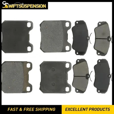 Front Rear Disc Brake Pad Set for 1997 1998 1999 2000 2001 Cadillac Catera 3.0L - Image 1 of 3