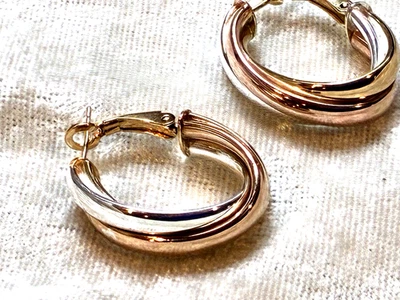 AROS ULTRA FINOS OMEGA CHAPADOS EN PLATA Y ORO 950 ENVUELTOS EN ESPALDA 1-1/8" (M4912-52) Foto 1 de 4