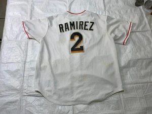 Majestic Miami Marlins Hanley Ramirez #2 Trikot weiß Baseball Größe 2XL - Bild 1 von 11