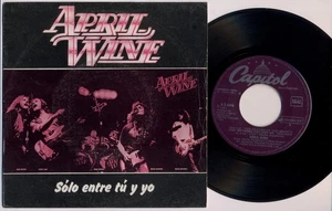 APRIL WINE "Just Between You And Me / Big City Girls" 1981 Spanisch 7" Vinyl - Bild 1 von 1