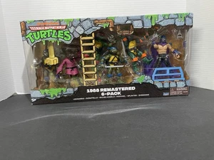 Playmates Teenage Mutant Ninja Turtles TMNT 1988 Remastered Animated 6-Pack - Picture 1 of 6