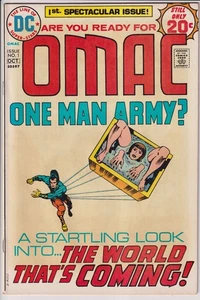OMAC ONE MAN ARMY #1 DC COMICS OKTOBER 1974 JACK KIRBY 1. AUFTRITT VON OMAC - Bild 1 von 2