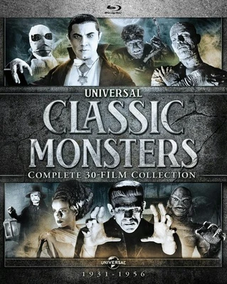 Universal Classic Monsters Complete 30-Film Collection Blu-ray Edgar Barrier NEW Foto 1 de 4