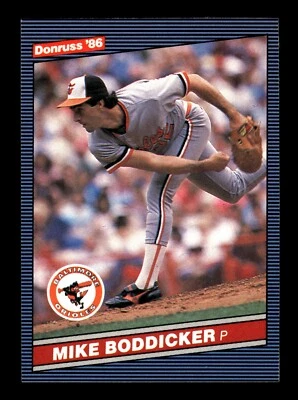 1986 Donruss #47 Mike Boddicker Baltimore Orioles - Image 1 of 2