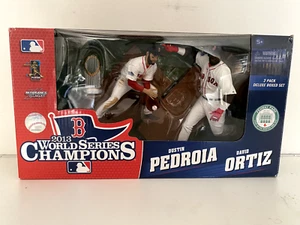 2013 World Series Champions Boston Red Sox David Ortiz Dustin Pedroia Figure 2-p - Picture 1 of 1