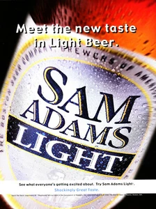ANNUNCIO BIRRA SAMUEL ADAMS #1 RARO 2002 FUORI PRODUZIONE - Foto 1 di 1