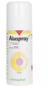 Vetoquinol Aluspray Aerosol 210mls Aluminium Bandage Spray For Animals Farm - Picture 1 of 12