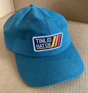 Tinlid Teal Flyer Hat - Soft Canvas Cotton w/Patch - Picture 1 of 4