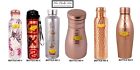 Pure Copper Water Bottle For Drinking Water - For Drinkware & Storage Purpose, 
