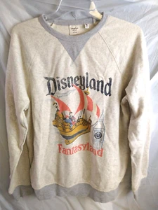 Disney Parks Vacation Crew Neck Sweatshirt Disneyland Fantasyland Size Small - Picture 1 of 4