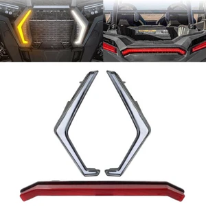 White Front Turn Signal Light Tail Light Kits For Polaris RZR Turbo S 4 2021-22 - Picture 1 of 10