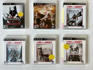 Assassin's Creed Lot Of 6 Playstation 3 PS3 w/ Manual Boxe From Japan Used - Picture 1 of 8