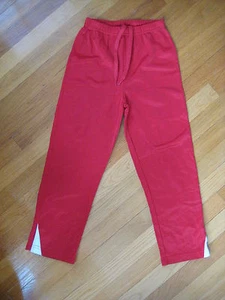 GTM Sportswear red white gymnastics ATHLETIC PANTS track suit dance girl youth S - Picture 1 of 2