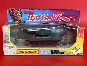 1974 Matchbox Battle Kings M551 Sheridan Tank NoK109 NMIB - Picture 1 of 12