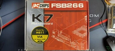 NOS | Socket 462 | PCChips M811 | VIA KT266 | AMD Athlon XP 2200+ Bundle - Image 1 of 4